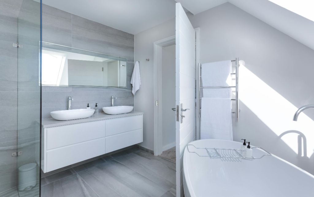 Nettoyage résidentiel - Salle de bain impeccable